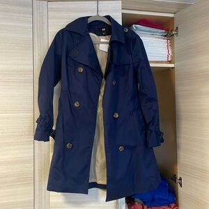 H&M blue jacket coat